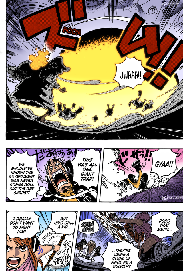 One Piece Chapter 1065 The Six Faces Of Vegapunk Colored Full