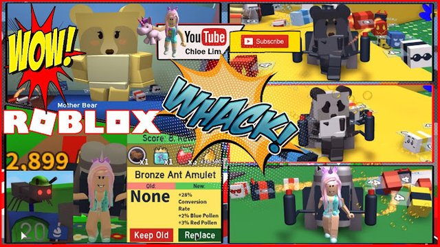 Roblox Gameplay Bee Swarm Simulator 9 Codes From Me And Kinanairel I Went To Ant Land Steemit - ant simulator roblox