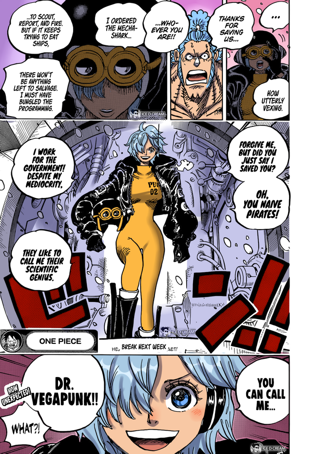 One Piece Chapter 1061 Colored | Future Island Egghead