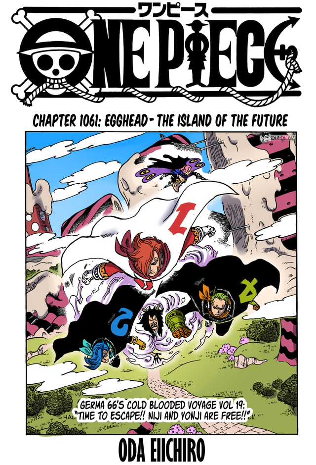 One Piece Chapter 1061 Colored | Future Island Egghead