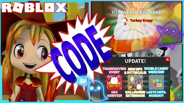 ROBLOX GHOST SIMULATOR! THANKSGIVING CODE AND FINAL QUEST REWARDS