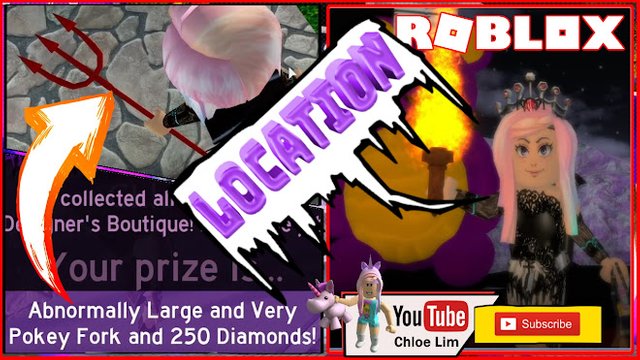 Roblox Gameplay Royale High Halloween Event Angelicmou S Homestore Abnormally Large And Very Pokey Fork Candy Locations Steemit - event royalehigh roblox
