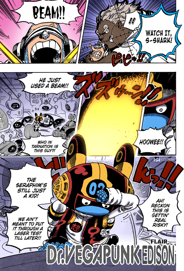 One Piece Chapter 1065 The Six Faces Of Vegapunk Colored Full