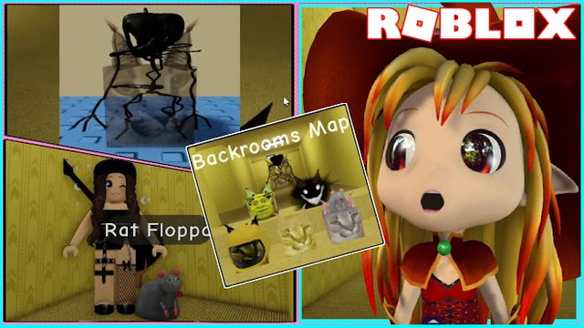 ROBLOX FIND THE FLOPPA MORPHS! ALL FLOPPA LOCATIONS IN BACKROOM MAP