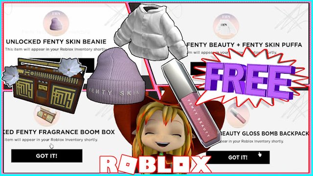 ROBLOX FENTY BEAUTY + SKIN EXPERIENCE! HOW TO GET 4 NEW ROBLOX UGC ITEMS