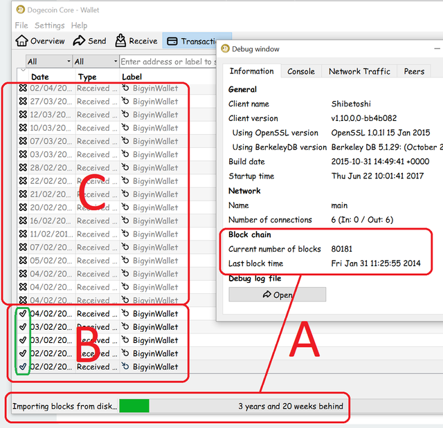 Dogecoin resync using Blockchain bootstrap file — Steemit