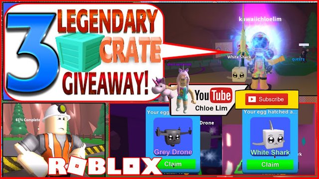 Roblox Gameplay Mining Simulator 32 Codes 3 Legendary - 