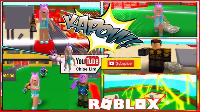 Roblox Gameplay 2 Player Superhero Tycoon Huge Update I Am The Flash With A Bad Cough Steemit - superheros tycoon roblox