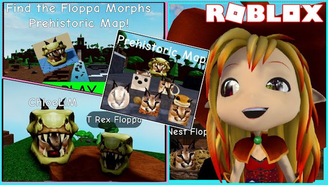 ROBLOX FIND THE FLOPPA MORPHS! ALL FLOPPA LOCATIONS IN PREHISTORIC MAP