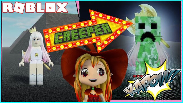Roblox Gameplay Creeper Chaos Creeper Queen Incoming Steemit - roblox queen loud