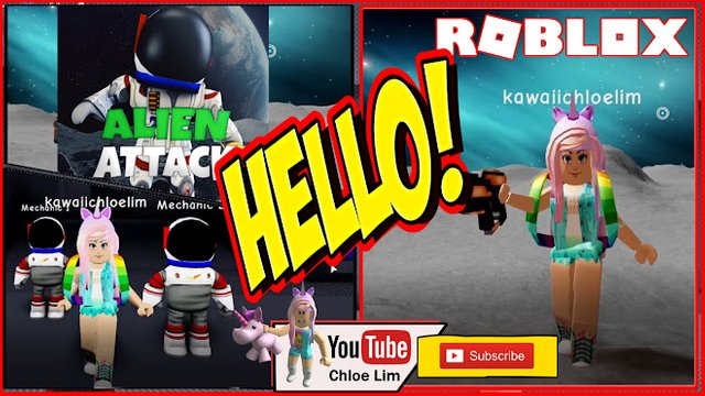 Roblox Gameplay Alien Attack Story Tried To Feed The Aliens With Vegetables Steemit - roblox be a alien