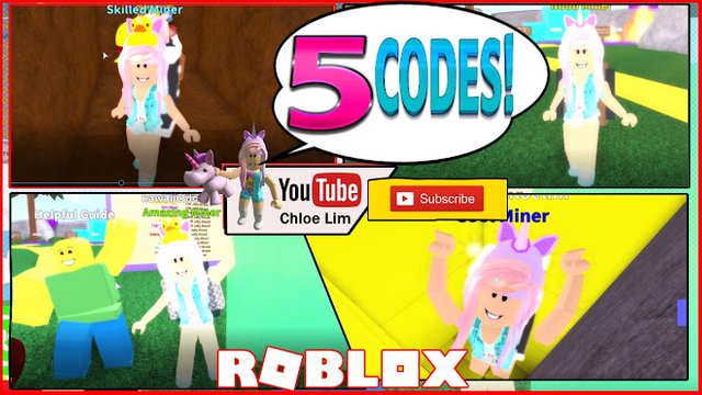 the best codes for roblox mining simulator