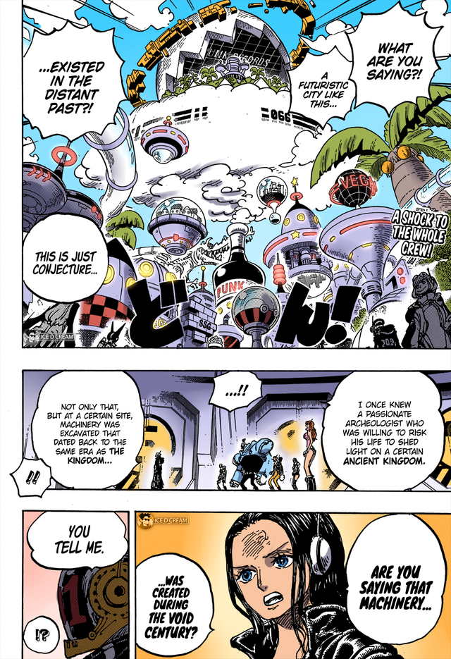 One Piece Chapter 1066 The Will Of Ohara Colored Full