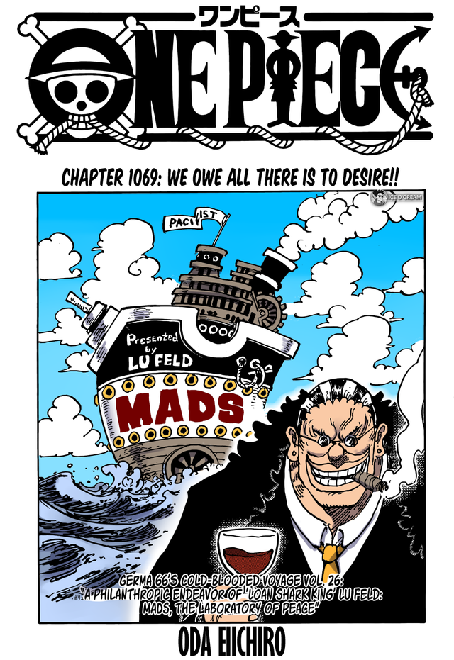 One Piece Chapter 1069 We Owe All There Is To Desire Colored Full