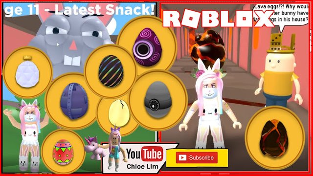 Roblox Gameplay Escape The Easter Bunny Obby 8 Hidden Eggs But I Only Found 6 Steemit - roblox easter bunny package