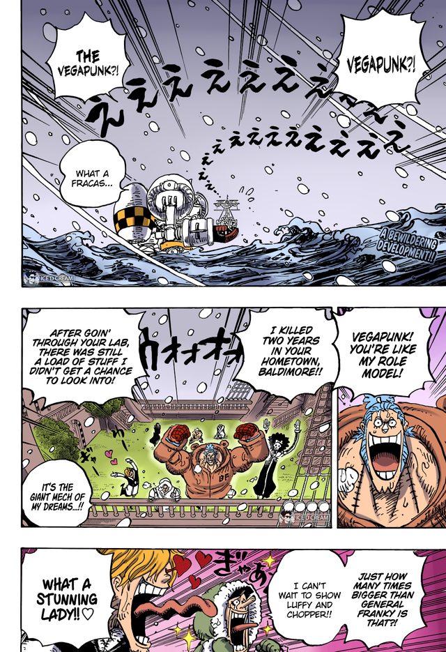 One Piece Chapter 1062 Colored | Adventure in the Land of Science