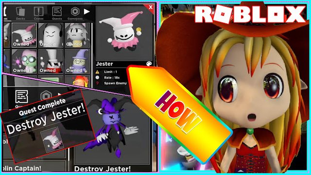 Roblox Gamplay Tower Heroes Got Kart Kid And Beat The Jester Boss For Jester Steemit - how to create your first game with roblox studio steemit