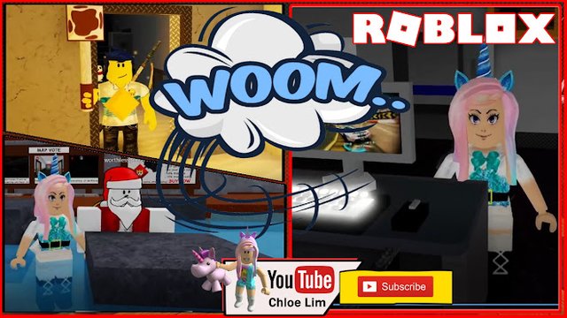Roblox Gameplay Flee The Facility Playing With Santa And Wonderful Friends Steemit - roblox player flee the facility