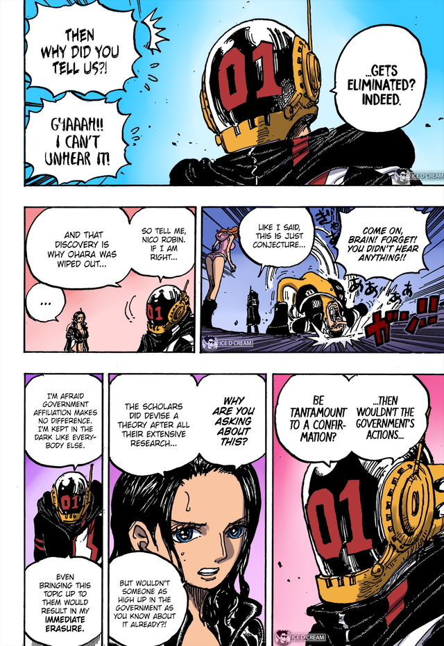 One Piece Chapter 1066 The Will Of Ohara Colored Full