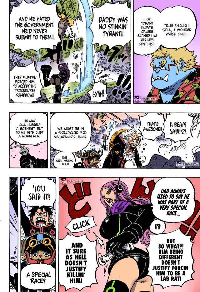 One Piece Chapter 1064 Colored full Egghead Research Stratum