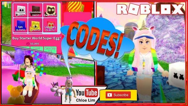 Roblox Gameplay Cotton Candy Simulator 4 Codes Eating Lots Of Cotton Candy Steemit - secret legendary pet codes in slaying simulator roblox