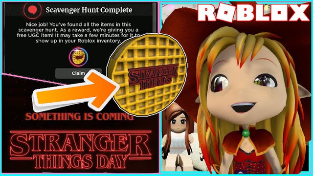 FAN ART AND ROBLOX COUNTDOWN TO STRANGER THINGS DAY! HOW TO GET THE FREE WAFFLE BACKPACK UGC ITEM