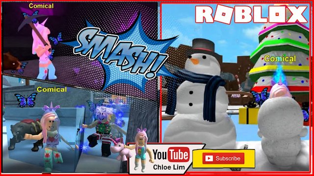 Roblox Gameplay Epic Minigames I M A Marshmallow Snowman Steemit - snow man package roblox