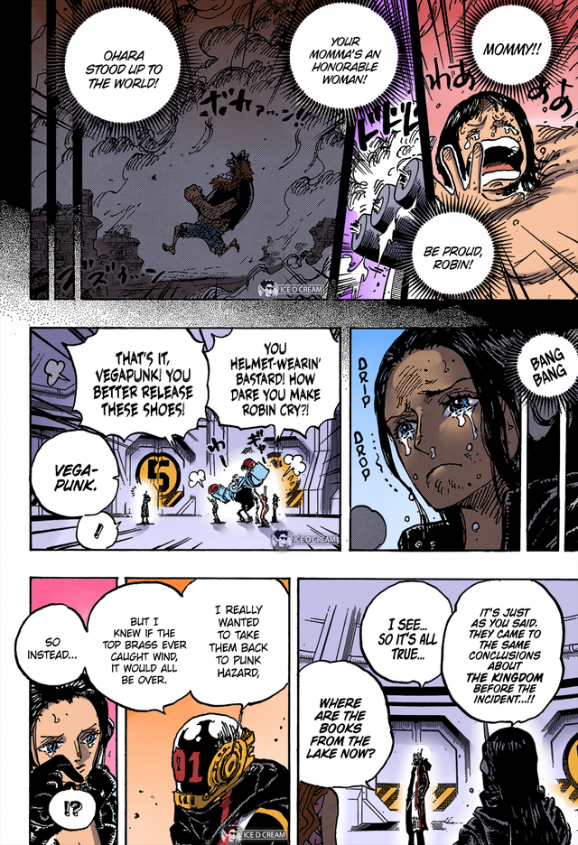 One Piece Chapter 1066 The Will Of Ohara Colored Full