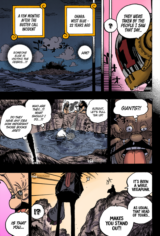 One Piece Chapter 1066 The Will Of Ohara Colored Full