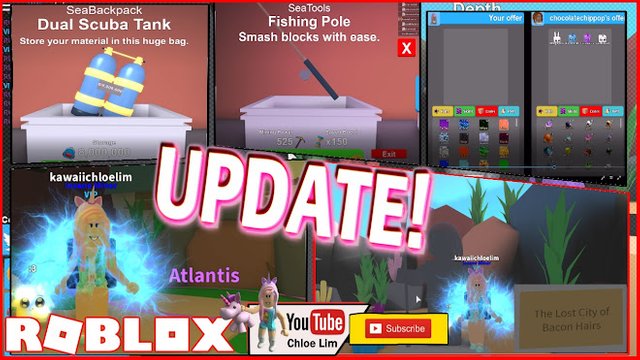 Roblox Gameplay Mining Simulator Atlantis New Atlantis Land - lost 2 roblox