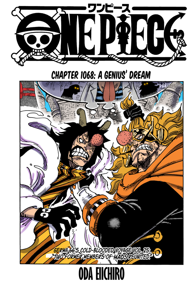 One Piece Chapter 1068 A Genius Dream Colored Full