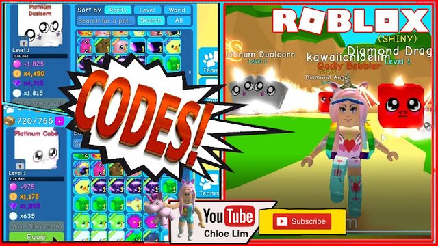 Roblox Gameplay Bubble Gum Simulator 4 New Codes I Hatched - roblox bubble gum simulator codes youtube