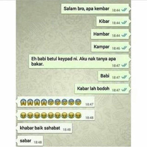 contoh typo chat -yukepo