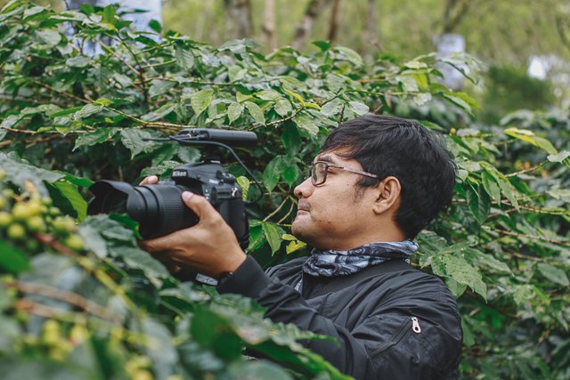 Kameramen TVRI di Festival Panen Kopi Gayo 2018