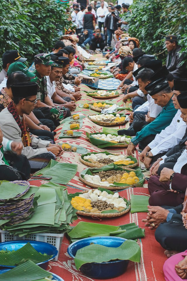 Kenduri saat menjelang panen raya kopi di Festival Panen Kopi Gayo 2018