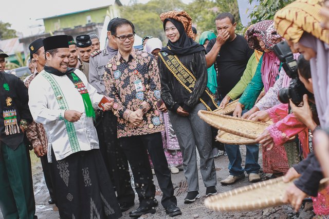 Rombongan Pemkad Bener Meriah di Festival Panen Kopi Gayo 2018