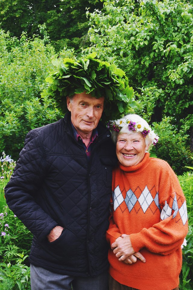 Midsummer feast in Latvia