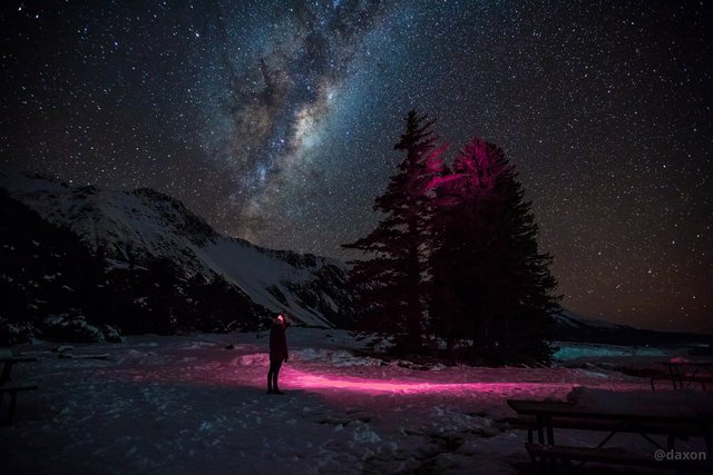 Milky way - mount Cook New Zealand