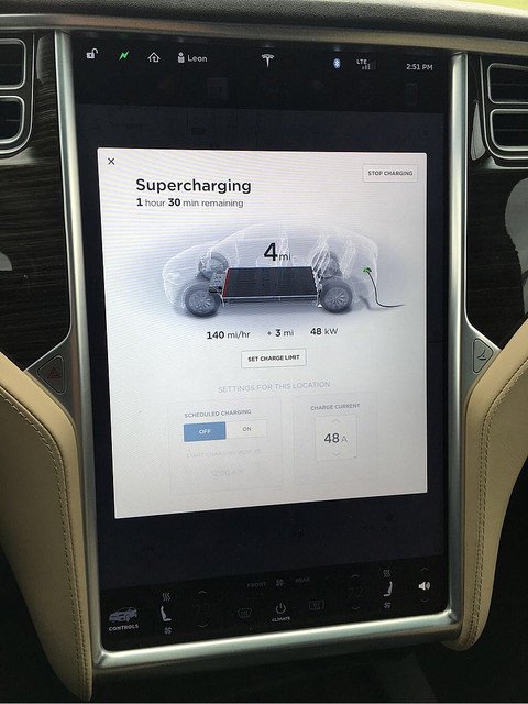 Model x 75d on sale real world range