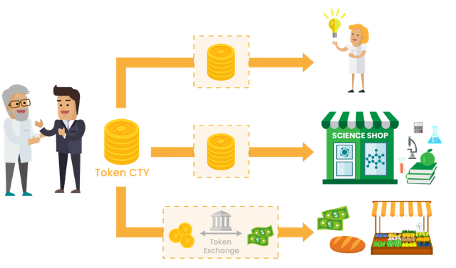 Roles of CTY tokens