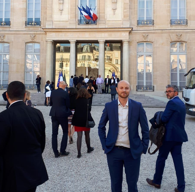 ARK CEO Francois Thoorens at the Elysee Palace on September 17th.