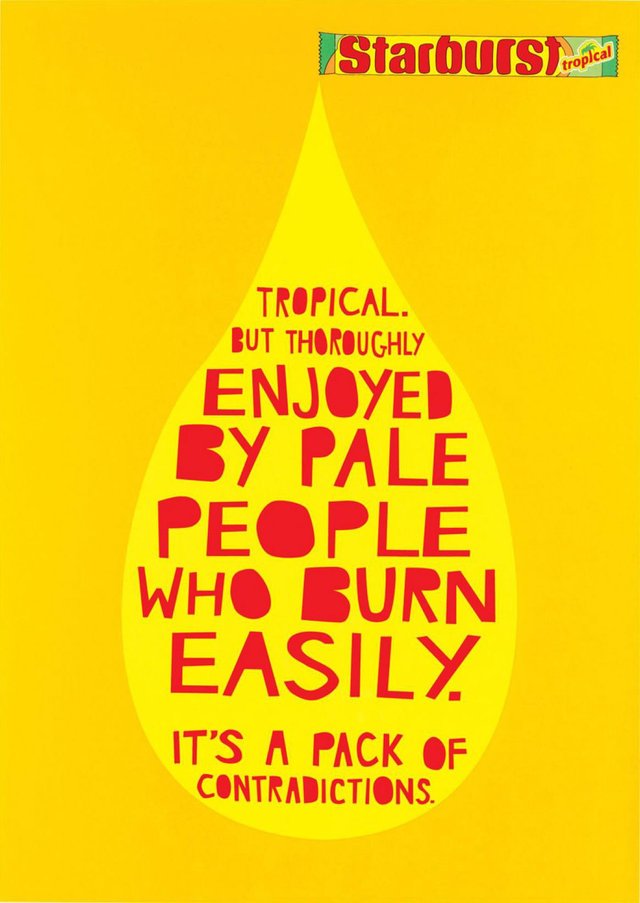 “Should there really be a full stop after Tropical?” — Yes, Jean. You complete bore.