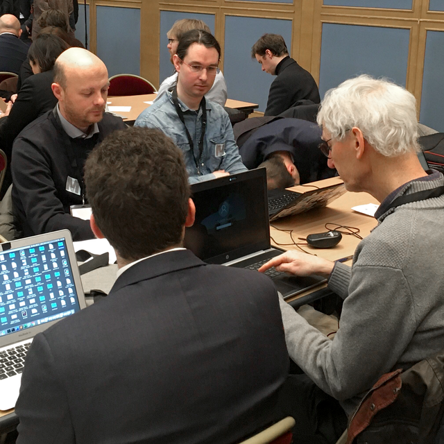 ARK CEO FX Thoorens in attendance of the DATAFIN Hackathon taking place in the French Senate.