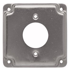 4 in. Square Exposed Work Cover for Single 20A Round Device