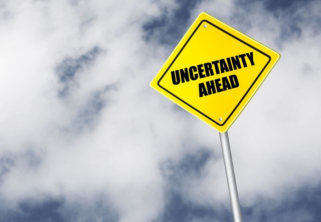 Image of Uncertainty sign