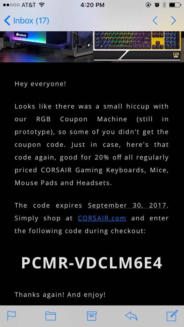 corsair coupon code
