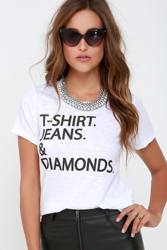 T-Shirt Jeans & Diamonds