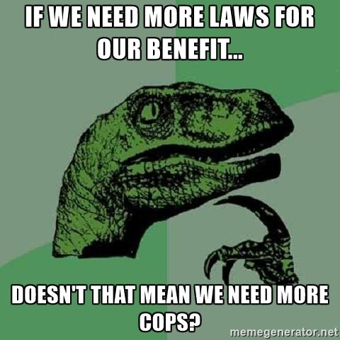 More Laws More Cops