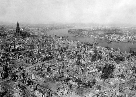 Colonia, Bombardeo, Destrucción