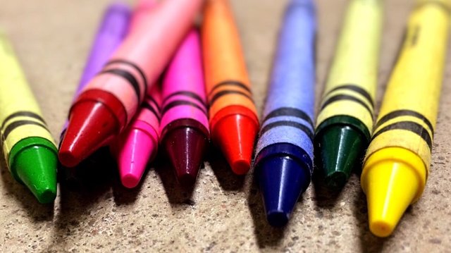 The kids' Crayons